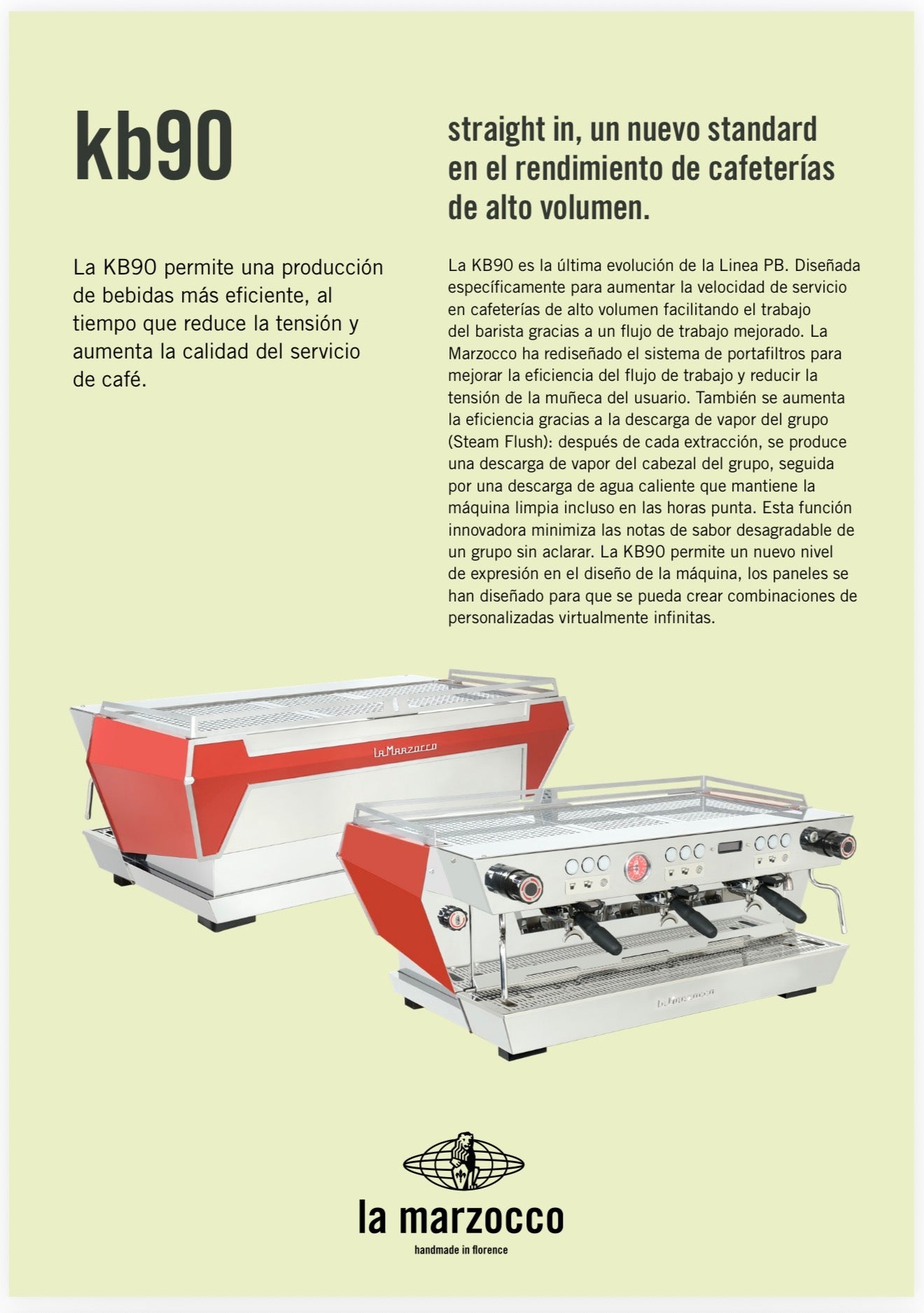 La Marzocco KB90 3 Grupos